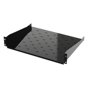 Charola para Soportar Equipos en Rack de 19, Profundidad de 34 cm, Color Negro, 1U