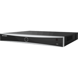NVR IP | 32 Megapixel (8K) | 16 Canales | 16 Puertos PoE+ | AcuSense | Reconocimiento Facial | 2 Bahías HDD | Salida HDMI 8K