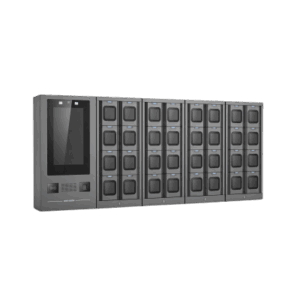 Estación de Descarga para Bodycam | Pantalla Touch 13.3" Full HD | 8 Slots USB-C | 32 TB | Reconocimiento Facial | Montaje Flexible