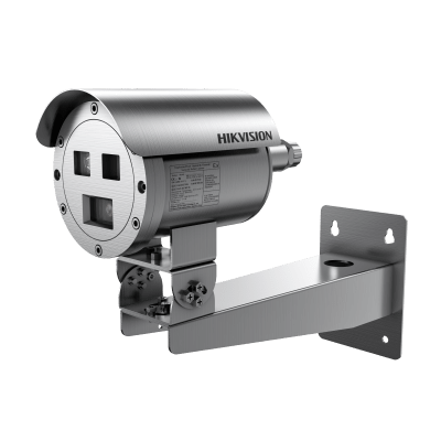 Cámara Bullet IP Dual Térmica | Sensor Térmico 384×288 | Óptica 4 Megapixel | IR 75 m (246 ft) | Termometría -20°C a 150°C | IP67 | IK10 | NEMA 4X | PoE