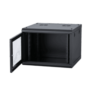 Gabinete de Pared 9U de 635 mm de Profundidad, Rack de 19 in en Acero Reforzado: Compacto y Resistente para Soluciones Profesionales