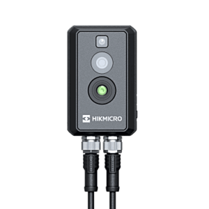 (HIKMICRO) Cubo IP Bi-Espectral | Térmica (256 X 192 | 2.1 mm) + Óptica (4 MP | 1.4 mm) | Rango: -20°C a 550°C | ±2°C Margen | PoE | IP67 | Ideal para Sites o Lugares Pequeños