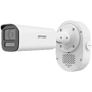 [SoundMax] Cámara Bullet TurboHD 2 Megapixel | ColorVu | Audio Bidireccional | Sirena Integrada | Luz Dual 60m IR + 60m Luz Blanca | Exterior IP67 | Alarma Audible y Estroboscópica | 90° de Visión