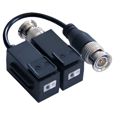 Kit de Transceptor (Balluns) TURBOHD con Boton Push | Hasta 8 MP (4K) | 100% Cobre | Soporta HD-TVI | AHD | CVI | CVBS | Audio por Coaxitron | Datos para Menu de Configurar de Cámaras