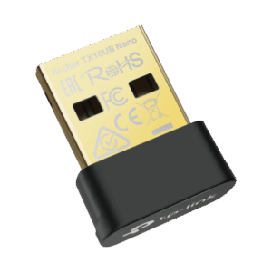 Adaptador USB Nano Wi-Fi 6 | Dual Band 600 Mbps en 5 GHz | 287 Mbps en 2.4 GHz | Bluetooth 5.3 BLE | WPA3 | Driver Pre-Cargado | 802.11ax