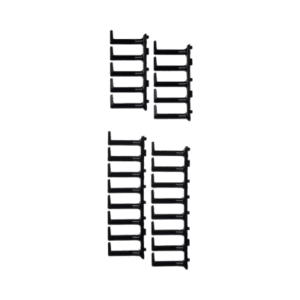 Kit de Dedos Para Administración de Cables en Gabinetes FlexFusion™, de 42 o 45 UR, Dedos de 100 mm de Longitud, Color Negro