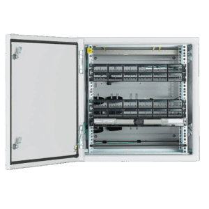 Gabinete Industrial Preconfigurado de Montaje en Pared, Fabricado en Acero Bajo en Carbono, Protección NEMA 4|4X|12 IP66, de 12 UR, Color Gris