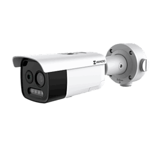 (HIKMICRO) Cámara Bala IP Bi-Espectral | Térmica (256 X 192 | 3.6 mm) + Óptica (5 MP | 4.3 mm) | IA GUANLAN | Rango: -20°C a 650°C | 2°C Tolerancia | Detección de Fuego y Humo | Alarma Visual y Audible | Dual Light