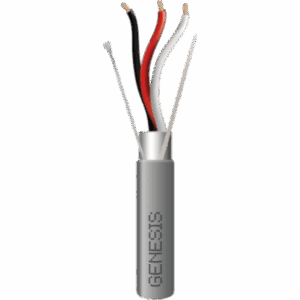 Carrete de 305 Metros (1000 Pies) | Cable de Cobre | 8 x 18 AWG | Plenum | Para Interior | Color Blanco | Para Aplicaciones de Alarmas de Intrusión|Control de Acceso| Automatización | Interfonos y Tv Porteros