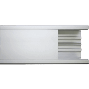 Canaleta de aluminio, 99 x 72 mm, tramo de 3m. (8101-80300)
