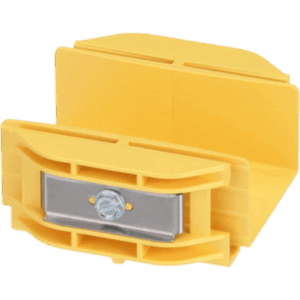 Bajada Para Canaleta FiberRunner™, Uso con Medidas 4x4, 6X4, 12X4, o 24X12, Con Reducción a 4X4, Color Amarillo
