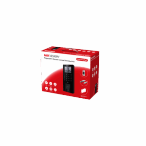 Kit Terminal Control Acceso Biométrico DS-KAS807 | Huella Digital | 2.4" LCD | 5000 Huellas + 5000 Tarjetas | IP65 | Wi-Fi + PoE | Cerradura Magnética 272 kg | Botón Touchless