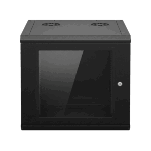 Gabinete de Pared 9U de 635 mm de Profundidad, Rack de 19 in en Acero Reforzado: Compacto y Resistente para Soluciones Profesionales