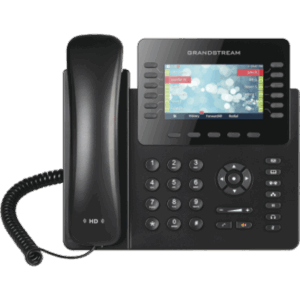 Teléfono IP empresarial de 12 Líneas con 5 teclas de función y conferencia de 4 vías, PoE