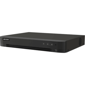 DVR 16 Canales TURBOHD + 16 Canales IP | 8 Megapixel (4K) | Audio Bidireccional | ACUSENSE | Audio Bidireccional | 1 Bahía de Disco Duro | Salida de Video en Full HD | H.265+