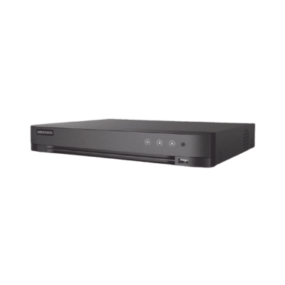 DVR 16 Canales TURBOHD + 8 Canales IP | 5 Megapixel Lite - 3K Lite | Salida Independiente HDMI - VGA | Audio de Dos Vías por Coaxitron | Reconocimiento Facial | ACUSENSE (Evita falsas alarmas) | 1 Bahía de Disco Duro | Salida de Video en Fu