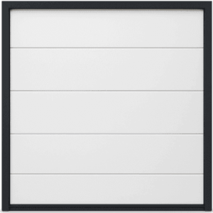 Puerta de Garage Seccional ACCESSPRO | 9 x 7 pies (2.74 x 2.13 m) | Panel Calibre 26 | Aislamiento Poliuretano 42 mm | Color Blanco | Estilo Americano