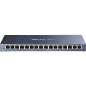 Switch Gigabit no administrable de 16 puertos 10|100|1000 Mbps para escritorio