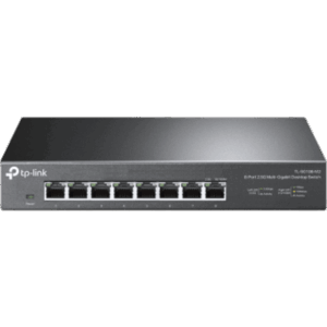 Switch Gigabit no administrable de 8 puertos 100 Mbps| 1 Gbps| 2.5 Gbps ideal para WiFi 6