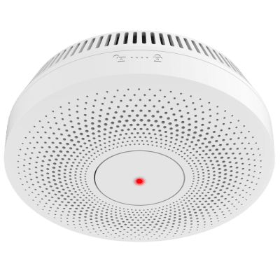 Detector de Humo Interlink | Doble Tecnología de Sensor de Luz | Alarma Auditiva 85dB | Batería de Litio 10 Años | Autoverificación| Interconectable 30 Dispositivos