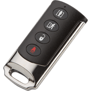Llavero Remoto Inalámbrico 4 Botones | Uso Rudo | Armado Total|Parcial|Desarmado|Pánico | 433.92 MHz | Batería 5 Años | Compatible DSC Power Series