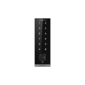 Teclado Esclavo con Lector de Tarjetas Virtuales Bluetooth y Códigos QR | Tarjetas MIFARE y PROX EM | Contraseñas | RS-485 Wiegand OSDP | Frecuencias 13.56 MHz y 125 KHz | Autenticación Tarjeta PIN QR Bluetooth | Táctil