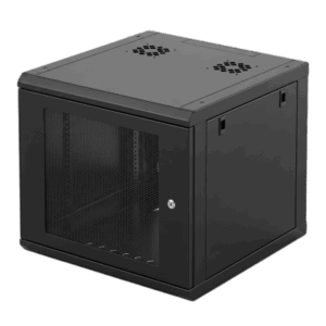 Gabinete de Pared 9U de 635 mm de Profundidad, Rack de 19 in en Acero Reforzado: Compacto y Resistente para Soluciones Profesionales