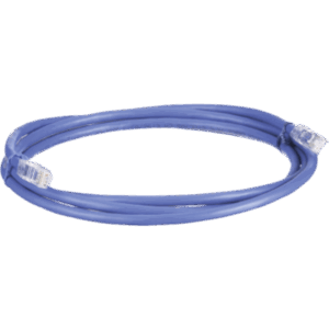 Cable de Parcheo UTP, Cat6A, 24 AWG, CM, Color Azul, 0.91 Metros (3 Pies)