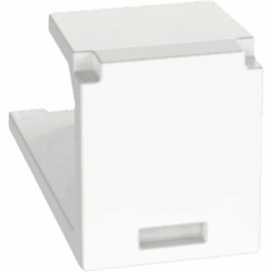 Módulo de Tapa Ciega (Inserto Ciego), Mini-Com, Color Blanco, 1 Pieza