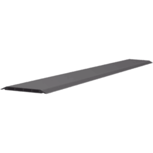 Canaleta de Piso de 4 Vías, Material PVC Rígido, 6 ft de largo, 176 mm de Ancho, Color Negro