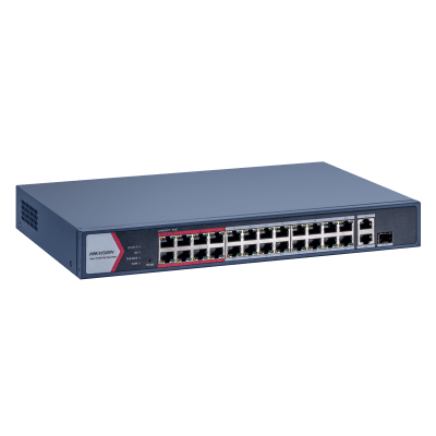Switch PoE+ | No Administrable | 7 Puertos 10|100 Mbps 802.3 af|at (30 W) | 1 Puerto 10|100 Mbps Hi-PoE (90 W) | 2 Puertos 1000 Mbps Uplink | Modo Extendido hasta 300 Metros | 110 Watts