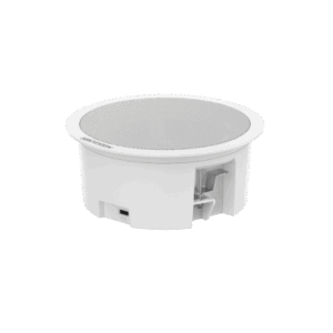 Bocina (Altavoz IP) Con Bluetooth | Montaje en Plafón | 3 Watts | No requiere amplificador | PoE+ | Entrada de alarma | Soporta Bocinas secundarias | Voceo en tiempo real | Calendarización de audios | Síntesis de Voz (TTS)