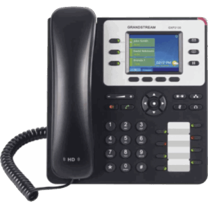 Teléfono IP Empresarial de 3 Líneas con 4 teclas de función, 8 teclas de extensión BLF y conferencia de 4 vías. PoE