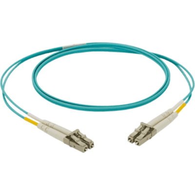 Jumper de Fibra Óptica | Multimodo OM3 50|125 µm | LC-LC Dúplex | LSZH | 3 m (9.84 ft)