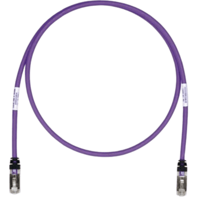 Patch Cord Cat6A | Blindado S|FTP | 26 AWG | 3.05 m (10 pies) | CM|LS0H | Violeta