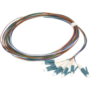 Jumper de Fibra Optica Monomodo 9|125 OS2, LC-LC Duplex, OFNR (Riser), Color Amarillo, 3 Metros (9.84 Pies)