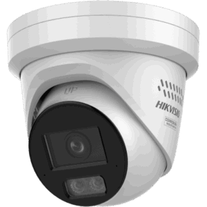[Dual Light + 2 Micrófonos Integrados] Turret IP 12 Megapixel | Lente 2.8 mm | 30 mts Luz Blanca + 30 mts IR | ACUSENSE | Exterior IP67 | WDR 120 dB | PoE | ONVIF | Micro SD | Metal | ACUSEEK