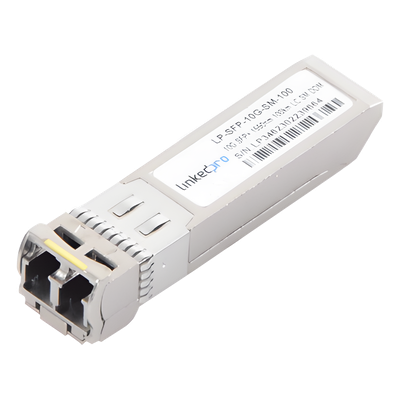 Transceptor Óptico SFP+ (Mini-Gbic) | Monomodo 1550 nm | 10 Gbps | 10GBASE-ZR | Conectores LC|UPC Dúplex | DDM | Hasta 100 km