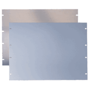 Tapa Ciega Para Rack Estándar de 19in, Plano, de Acero, 2 UR, Color Gris