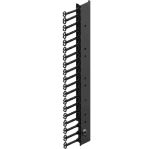 Tapa Ciega para Rack de 19 Pulgadas, 1 UR, Acero Negro