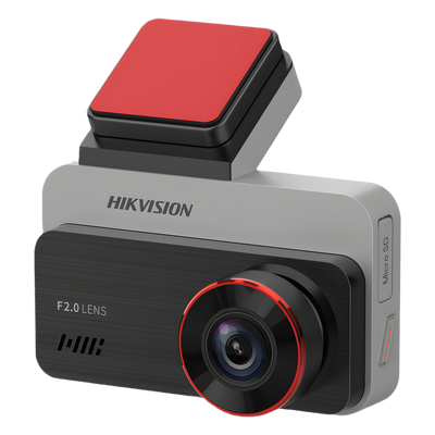 Dashcam de Doble Lente Hikvision AE-DC2328-C200S(2CH) | 2 Megapixel (1080p) Frontal e Interior | Gran Angular 128° | H.265 | Pantalla IPS 3" | WiFi | G-Sensor | Micro SD 256GB