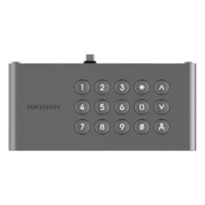 Módulo de Teclado para Frente de Calle IP DS-KD9633-WBE6 | Conexión USB-C | 15 Botones | IP65 | IK07