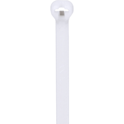 Cincho de Nylon 6.6 Dome-Top® Con Lengüeta de Bloqueo de Acero Inoxidable, 305 mm largo x 4.7mm ancho, Color Natural, Paquete de 100pz