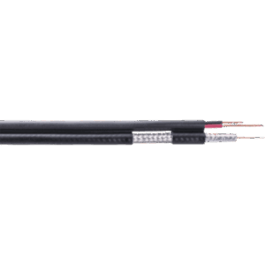 Carrete de 305 Metros (1000 Pies) | Cable Coaxial RG59 | Tipo CCS Siames | Optimizado para HD | Intemperie