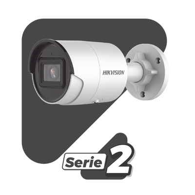 Bala IP 8 Megapixel (4K)| Lente 2.8 mm | 40 mts IR EXIR |Exterior IP67 | WDR 120 dB | PoE | Micrófono Integrado | ACUSENSE (Evita Falsas Alarmas) | Metal | MicroSD | ONVIF | ACUSEARCH - Image 2