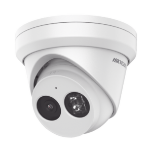 Turret IP 4 Megapixel | Lente 2.8 mm | 30 mts IR EXIR | Exterior IP67 | WDR 120 dB | PoE | ACUSENSE (Evita Falsas Alarmas) | Micrófono Integrado | Metal | MicroSD | ONVIF | ACUSEARCH