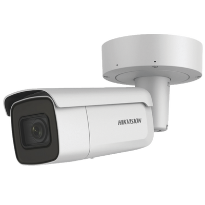 Bala IP 4 Megapixel | 50 mts IR EXIR | Exterior IP67 | IK10 | WDR 120 dB | PoE + | Audio y Alarmas | Lente Mot. 2.8 a 12 mm | Videoanaliticos Integrados