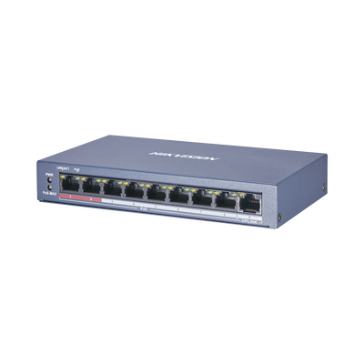 Switch PoE+ | No Administrable | 8 Puertos 10|100 Mbps PoE+ | 1 Puerto 100 Mbps Uplink | PoE hasta 250 metros | 60 W - Image 3