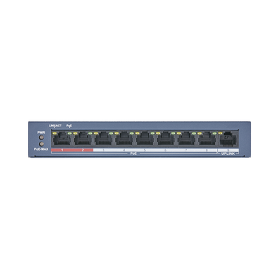 Switch PoE+ | No Administrable | 8 Puertos 10|100 Mbps PoE+ | 1 Puerto 100 Mbps Uplink | PoE hasta 250 metros | 60 W - Image 5