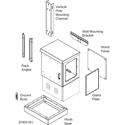 Gabinete de Pared para Exterior | 12 UR | 600 mm de Ancho | 500 mm de Profundidad | Aluminio | IP66 | NEMA 4|12|4X|3|3R - Image 3